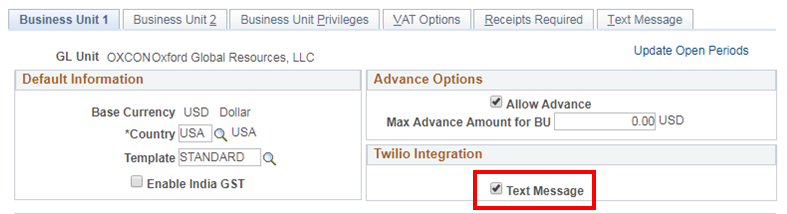 Setup Business Unit for Twilio Integration