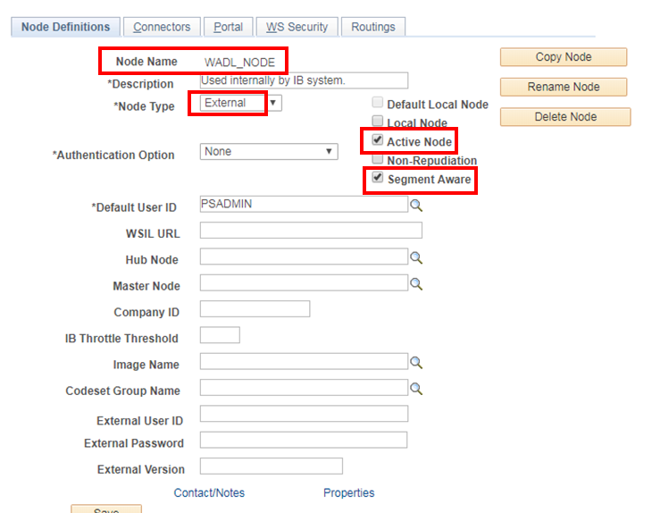 Integration Broker Setup