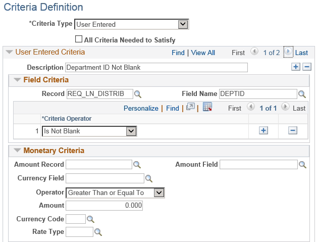 Approval Process Setup