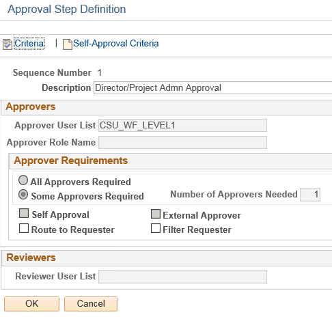 Approval Process Setup