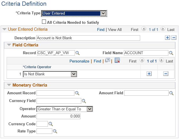 Approval Process Setup