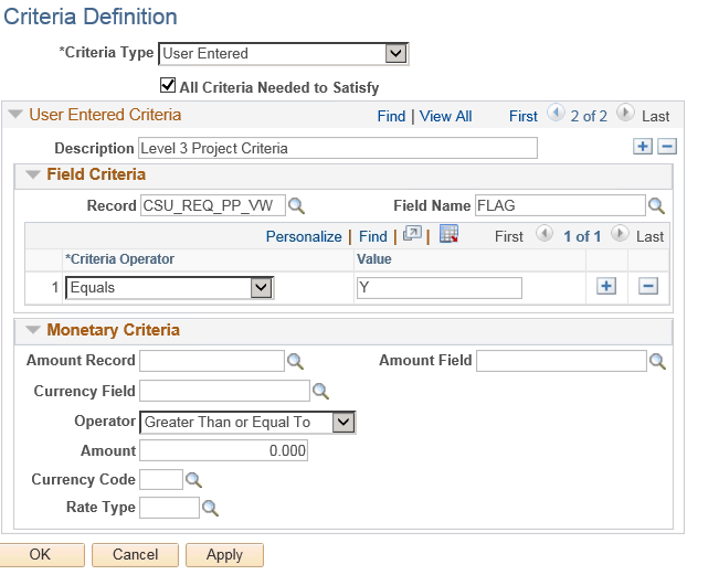 Approval Process Setup