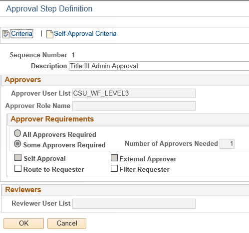 Approval Process Setup