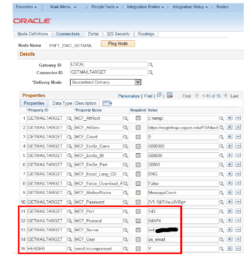 Integration Broker Setup