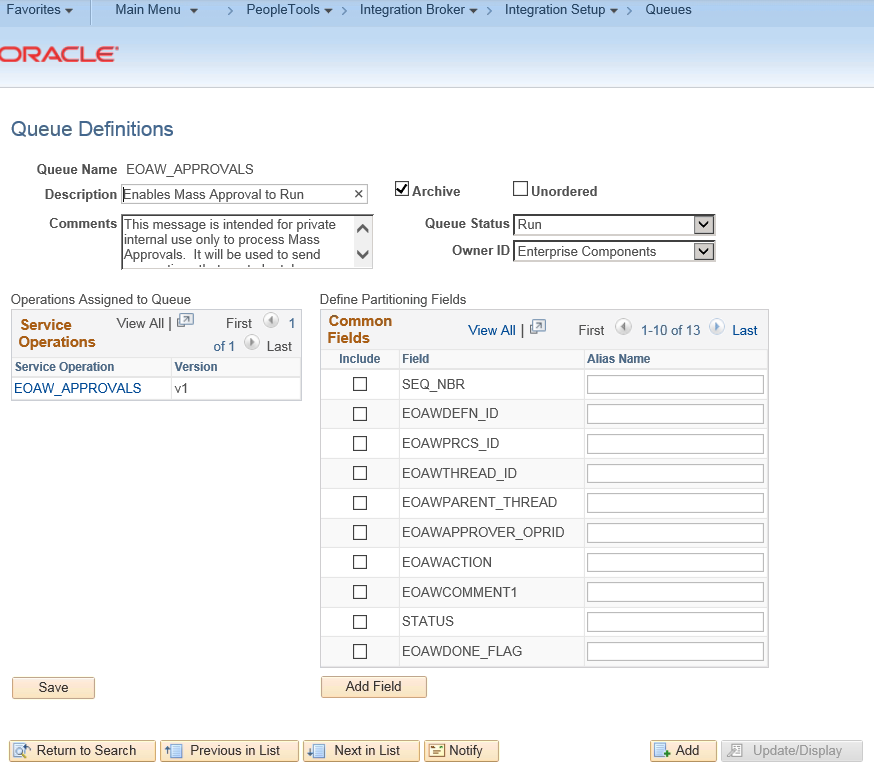 Integration Broker Setup