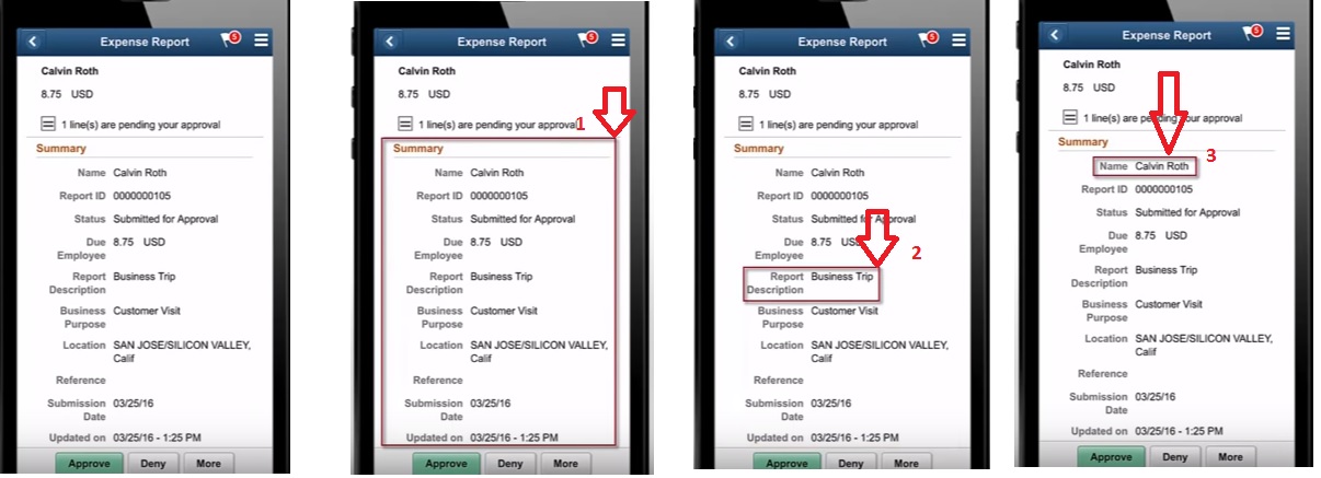 PeopleSoft Page Composer for Approvals