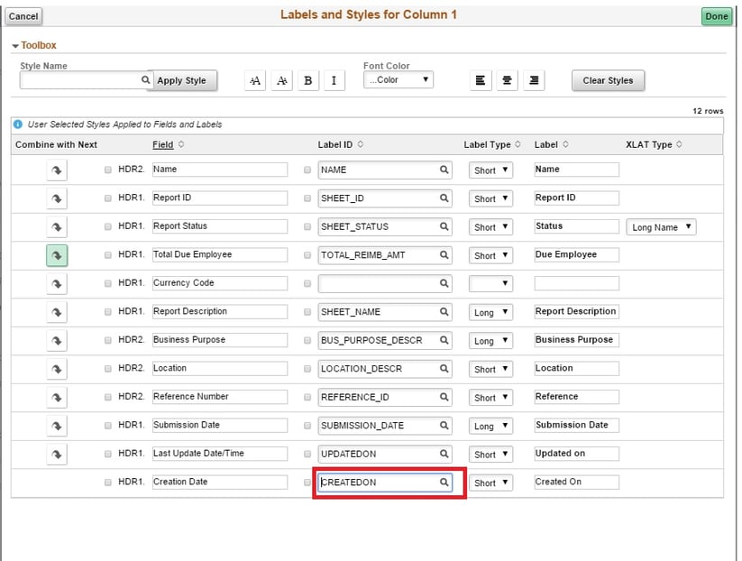 PeopleSoft Page Composer