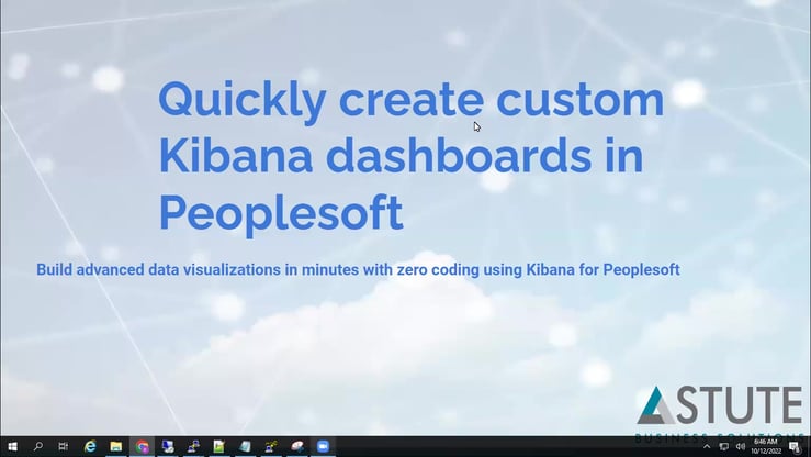 Quickly Create Custom Kibana Dashboards in PeopleSoft