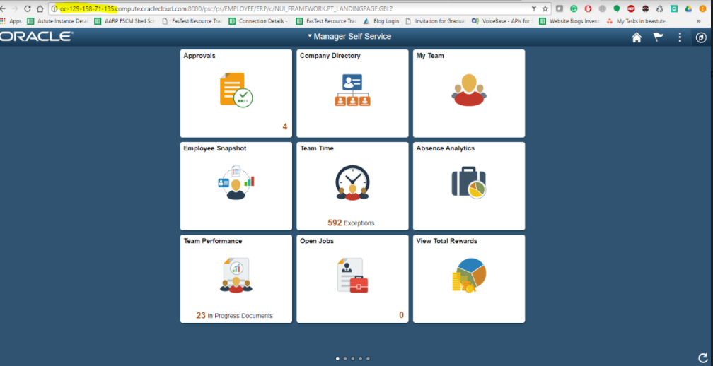 Launching a PeopleSoft Demo Instance on OCI