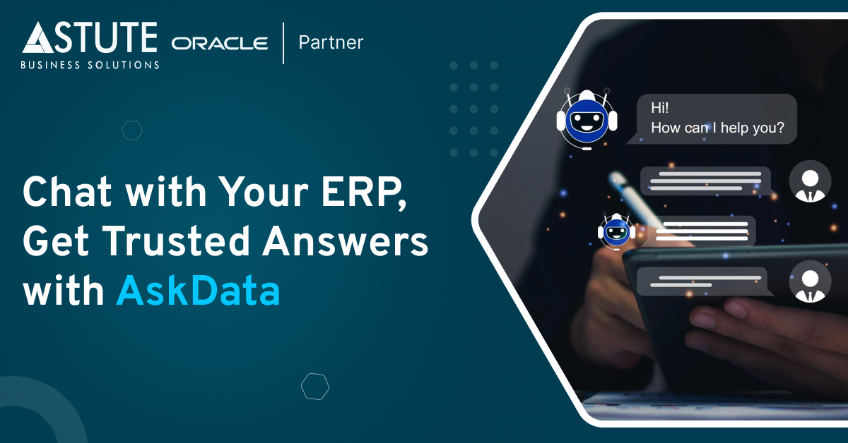 Chat with Your ERP Get Trusted Answers with AskData