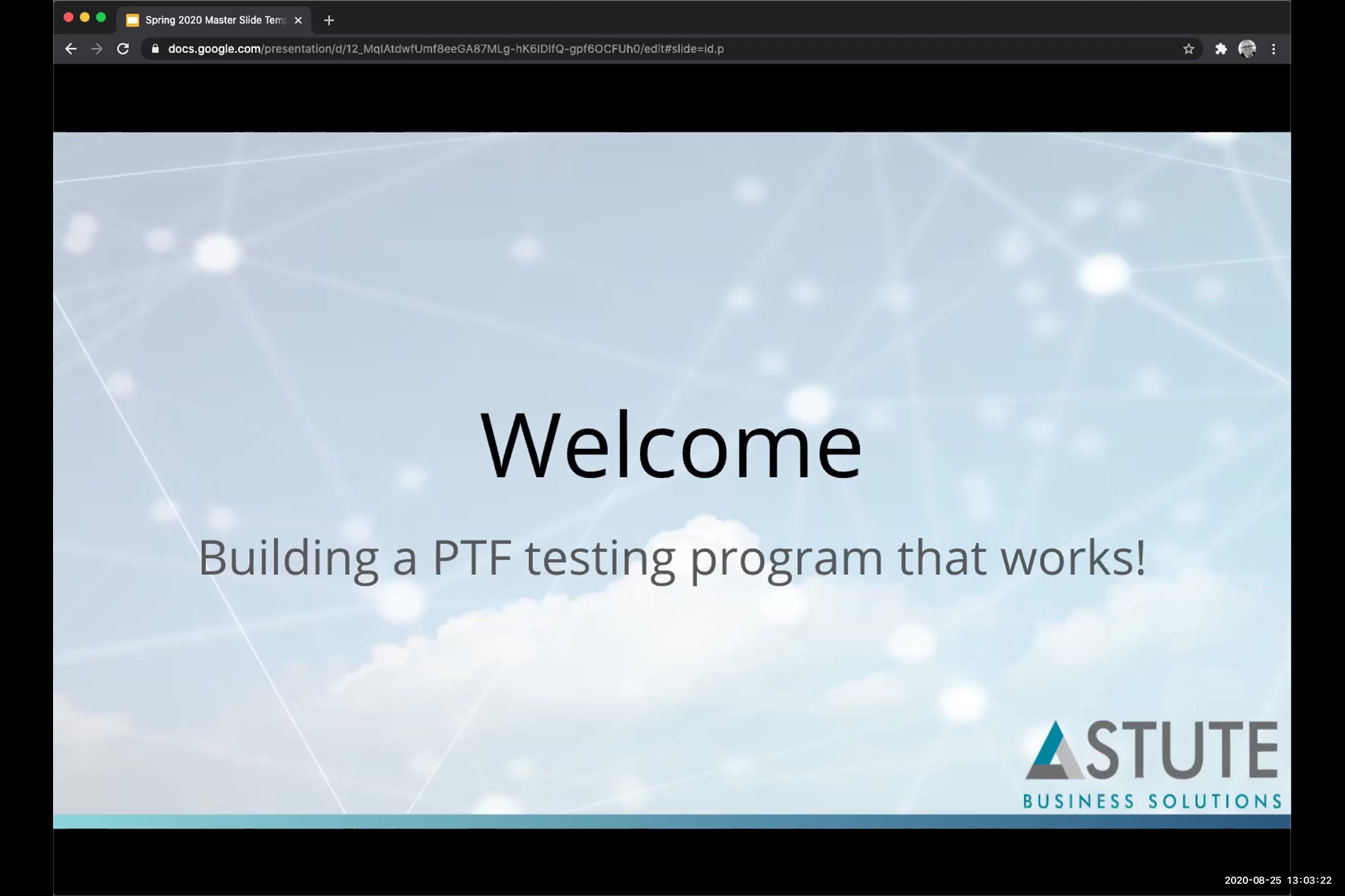 Building a PTF Program that Works