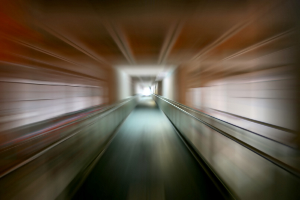 Tunnel going to infinity