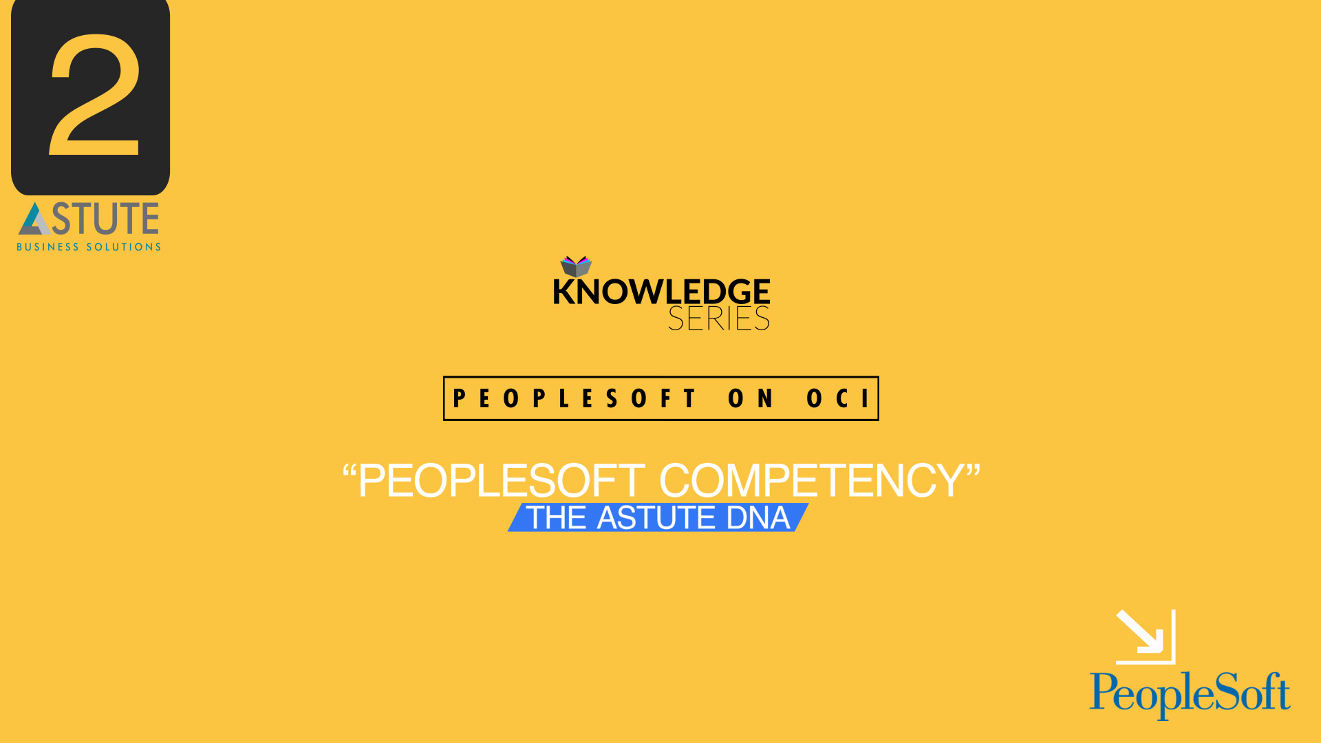 #3 PeopleSoft Competency